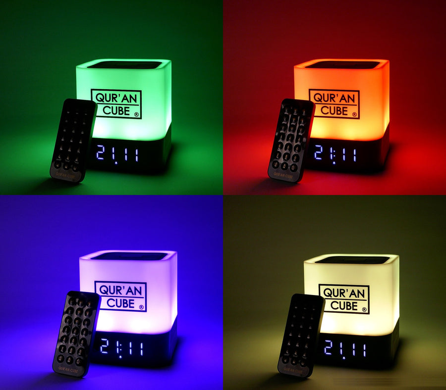 Quran Cube LED X - Quran Speaker - Adhan Prayer Clock - Nasheeds - Prophet Stories