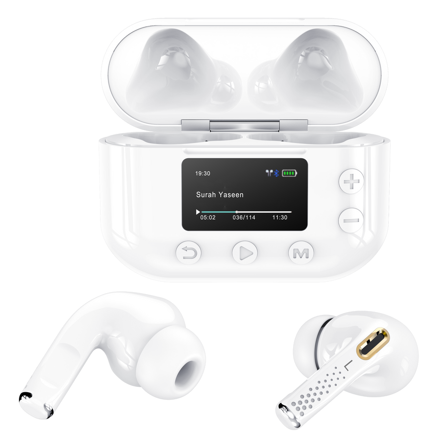 Quran Buds Pro - Wireless EarBuds - Full Quran MP3 Player