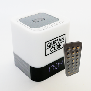 Quran Cube LED X - Quran Speaker - Adhan Prayer Clock - Nasheeds - Prophet Stories